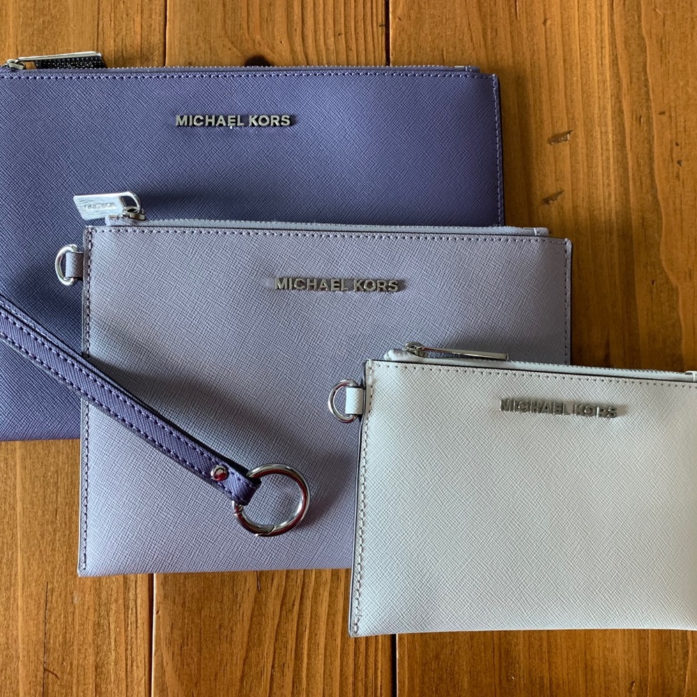 Michael Kors Wristlet trio